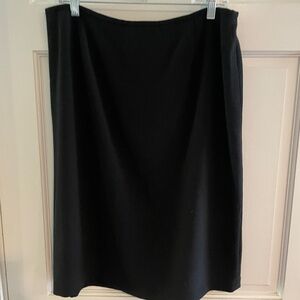 Isabella Suits Classic Black Pencil Skirt